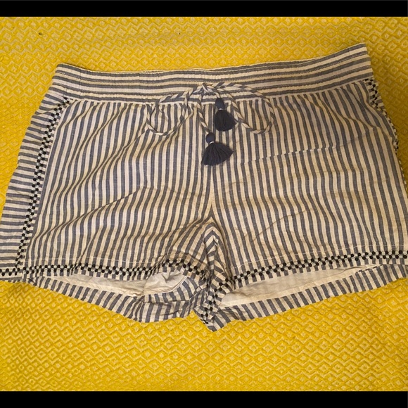 Vineyard Vines Pants - Vineyard Vines Blue Striped Embroidered Shorts